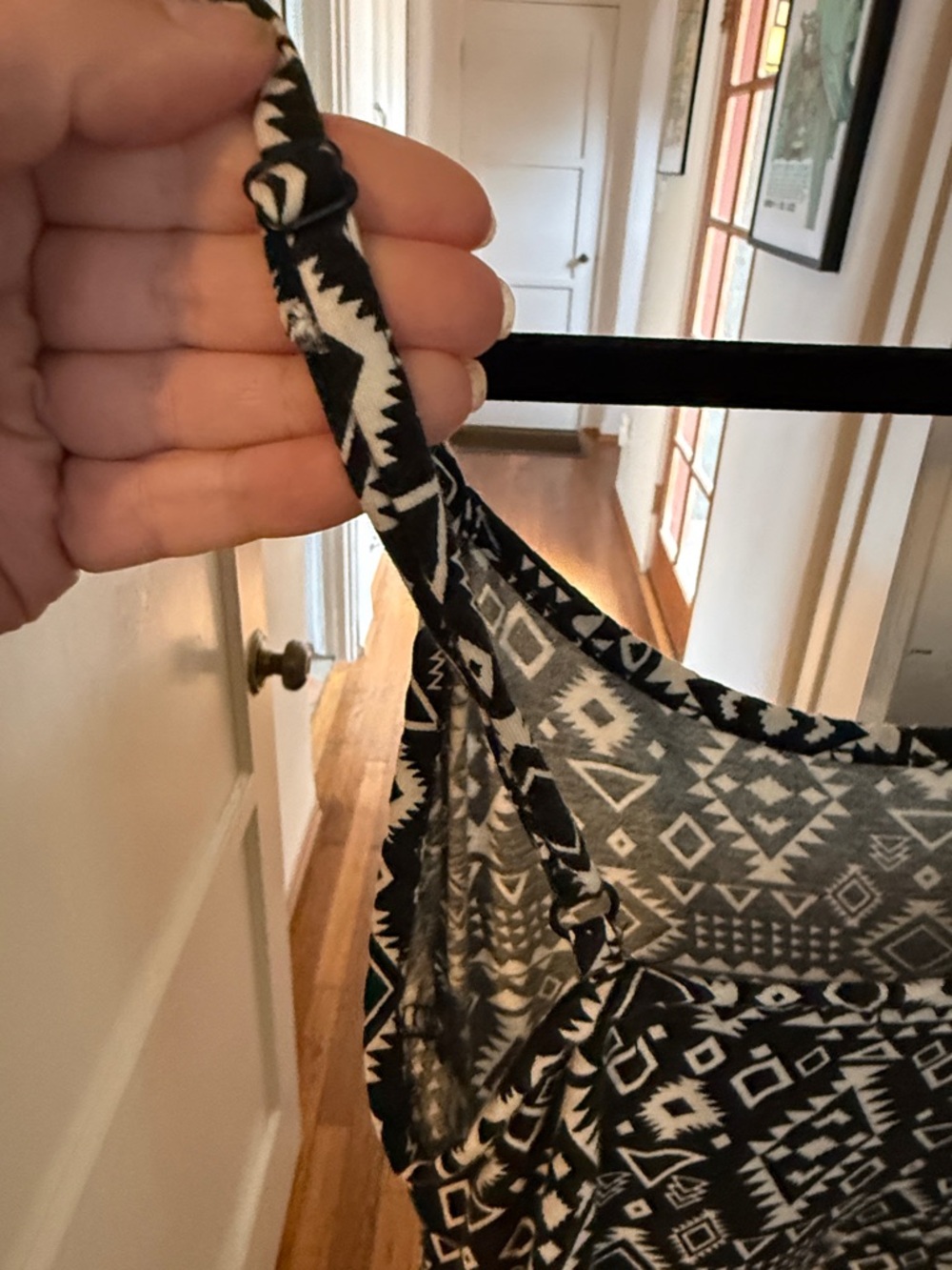 Cotton On Black & White Tribal Print Sundress Dress XS - Picture 5 of 6